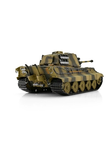 Char d'assaut radiocommandé, 1/16 RC Kingtiger camo BB
