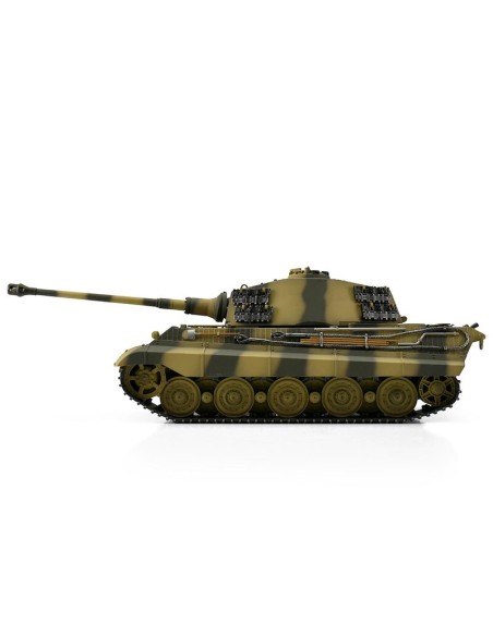 Char d'assaut radiocommandé, 1/16 RC Kingtiger camo BB