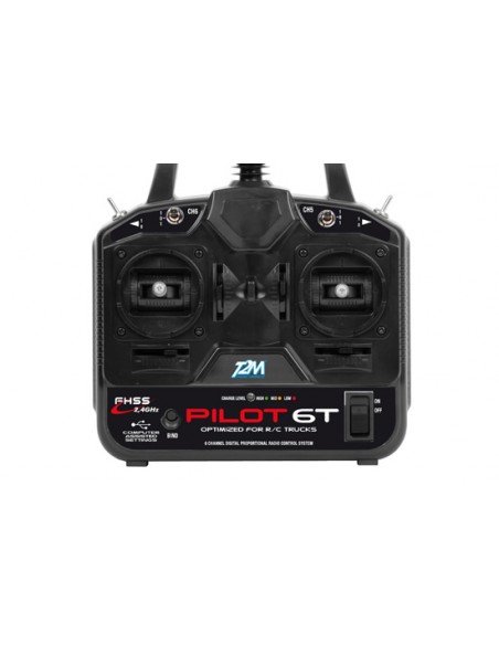 Radio a manche Pilot 6T 2.4GHz Spécial camion 4 + 2