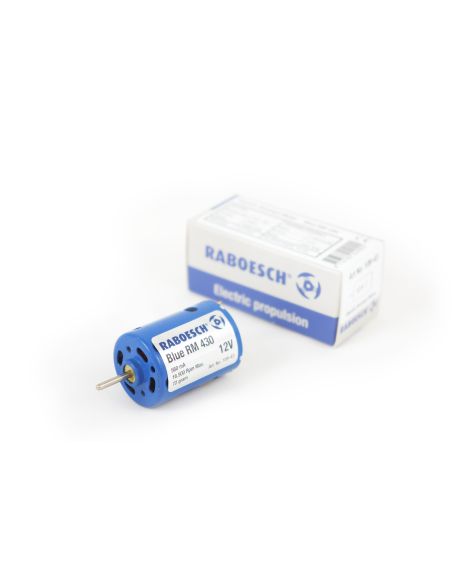 Moteur électrique bleu RM-430 12V