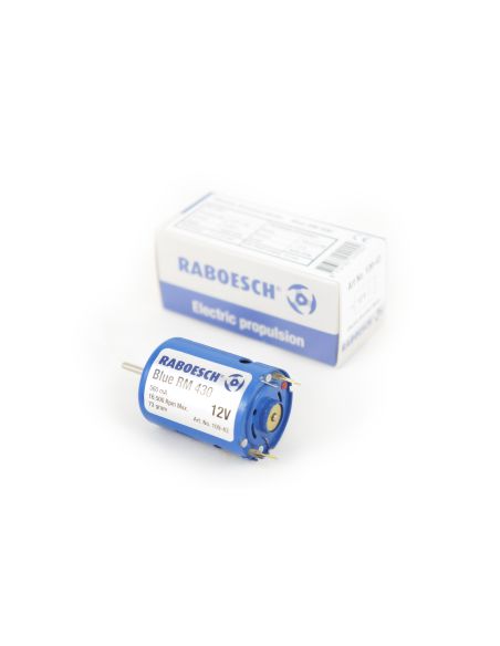 Moteur électrique bleu RM-430 12V