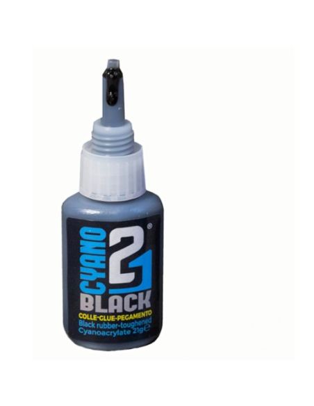 COLLE 21 Noir-21gr. Super Glue Black Cyanoacrylate idéal pour la modélisation et le bricolage.