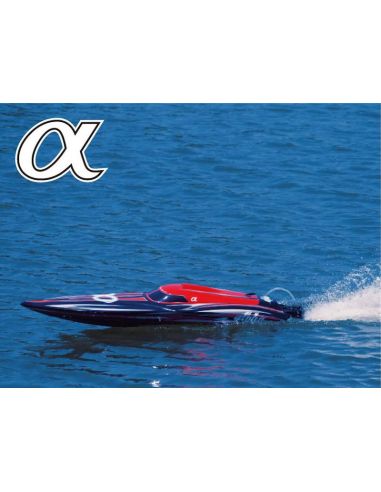 Bateau rc ALPHA ARTR JAUNE