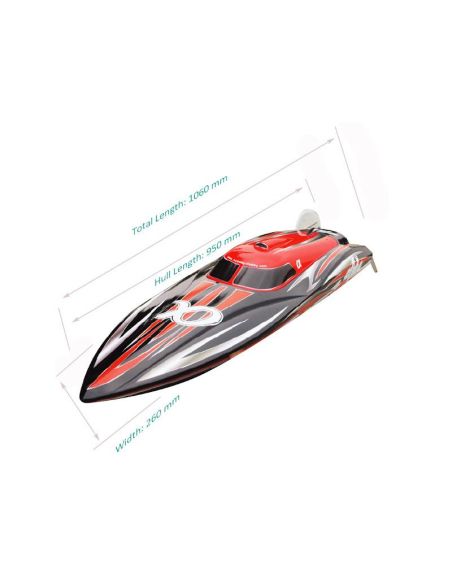 Bateau rc ALPHA ARTR JAUNE