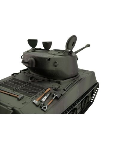 Modelisme R/C Tank, char d'assaut 1/16 RC M4A3 Sherman 76mm camo BB