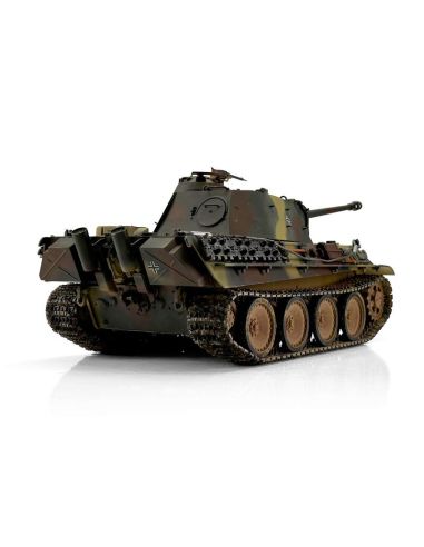 Modelisme R/C Tank, char d'assaut 1/16 RC Panther G camo BB FUMEE