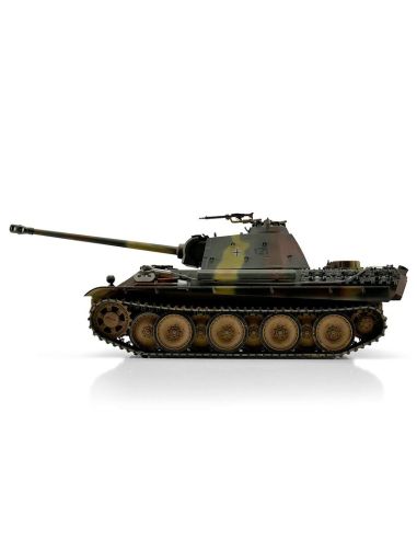 Modelisme R/C Tank, char d'assaut 1/16 RC Panther G camo BB FUMEE