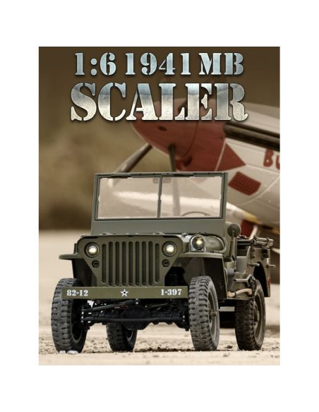 Modelisme R/C Voiture 1/6 1941 MB scaler ARTR car kit (RS version)