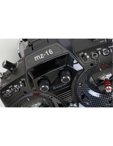 Modélisme radiocommande, GRAUPNER MZ-16 HOTT 16 VOIES ÉMETTEUR RADIOCOMMANDE RC 2,4GHZ