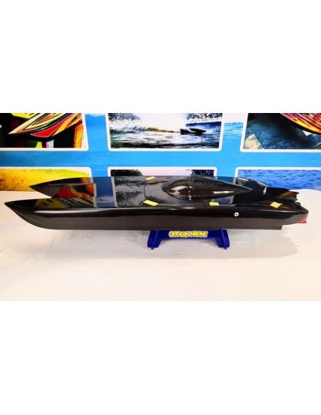 Bateau rc off-shore Oxidean Marine L’Animal Cat 2 Twin Cat RTR RC Bateau - Fibre de Carbone