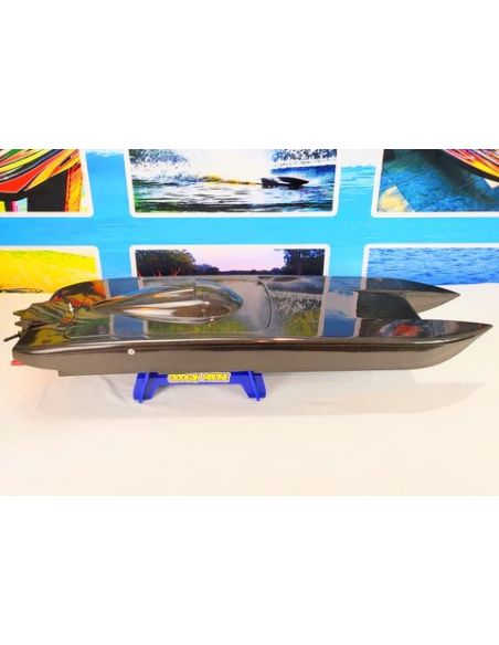 Bateau rc off-shore Oxidean Marine L’Animal Cat 2 Twin Cat RTR RC Bateau - Fibre de Carbone