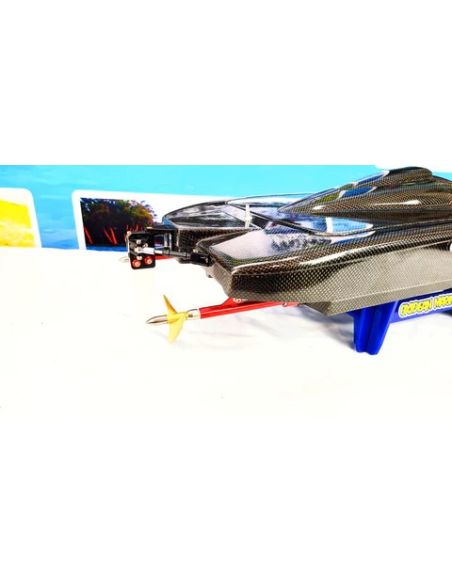 Bateau rc off-shore Oxidean Marine L’Animal Cat 2 Twin Cat RTR RC Bateau - Fibre de Carbone