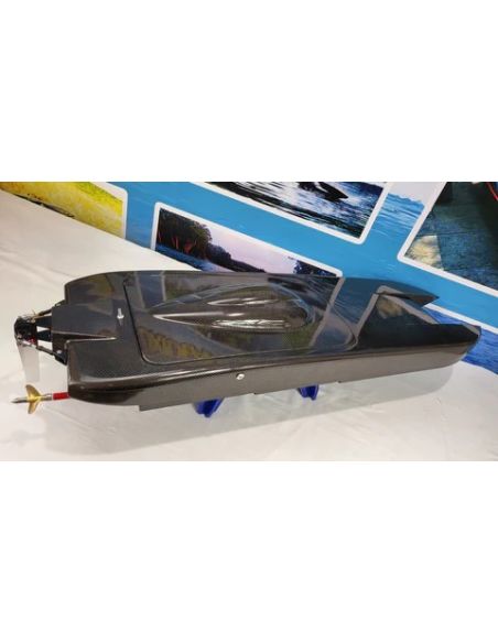 Bateau rc off-shore Oxidean Marine L’Animal Cat 2 Twin Cat RTR RC Bateau - Fibre de Carbone
