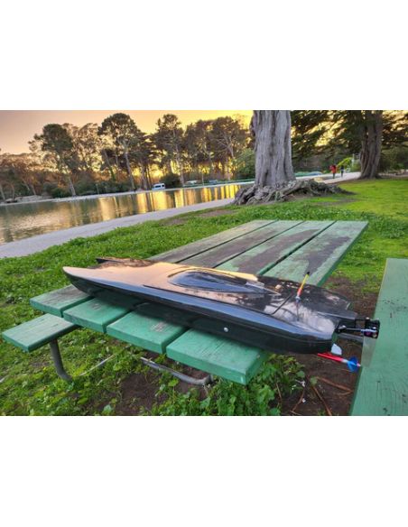 Bateau rc off-shore Oxidean Marine Oxidean Marine The Beast Twin Cat Coque et Quincaillerie RC Bateau - Fibre de Carbone