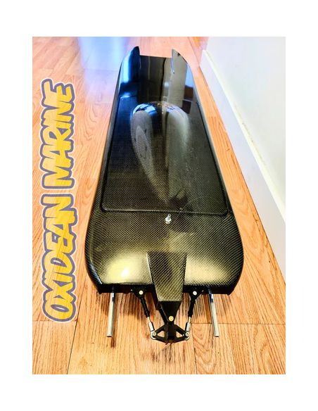 Bateau rc off-shore Oxidean Marine Oxidean Marine The Beast Twin Cat Coque et Quincaillerie RC Bateau - Fibre de Carbone