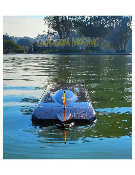 Bateau rc off-shore Oxidean Marine Oxidean Marine The Beast Twin Cat Coque et Quincaillerie RC Bateau - Fibre de Carbone