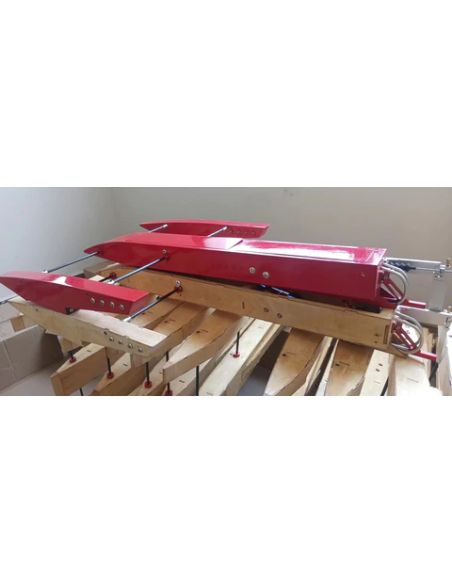 Bateau rc off-shore Oxidean Marine Oxi-Digger RTR Gréement en bois RC Bateau