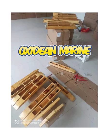 Bateau rc off-shore Oxidean Marine Oxi-Digger RTR Gréement en bois RC Bateau