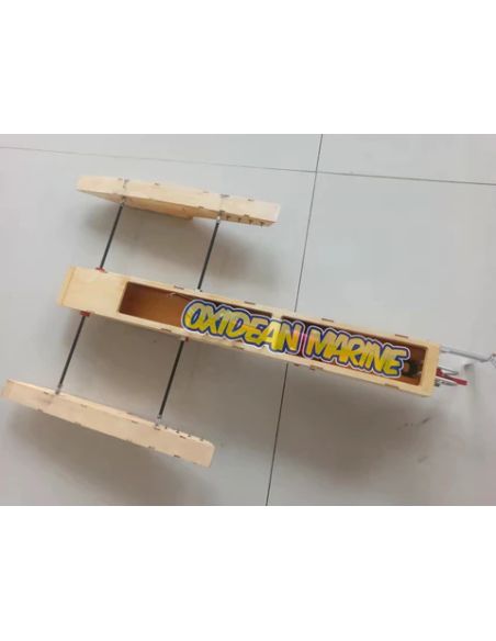 Bateau rc off-shore Oxidean Marine Oxi-Digger RTR Gréement en bois RC Bateau