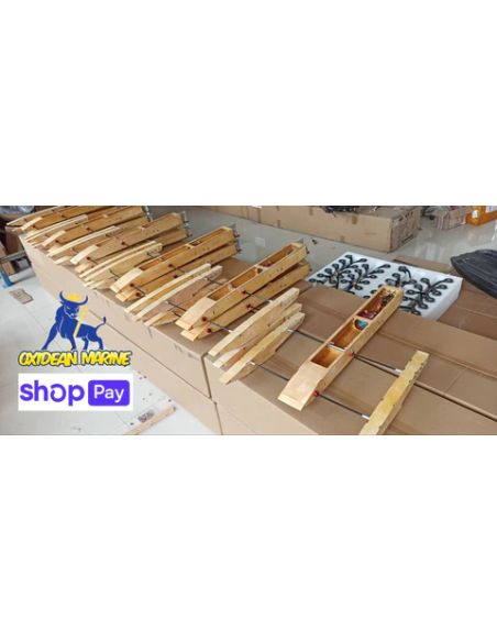 Bateau rc off-shore Oxidean Marine Oxi-Digger RTR Gréement en bois RC Bateau
