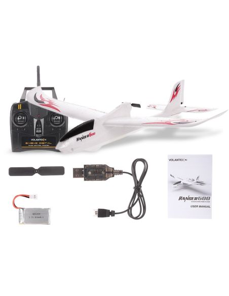 Planeur électrique Ranger 600 – 600mm pusher glider with Gyro 761-2 RTF, site modelisme rc, magasin modelisme rc, Magasin avion 