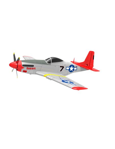 Modelisme avion rc Volantex RC Volantex RC Mustang P51D 750mm Warbird 768-1 RTF - avec un gyroscope
