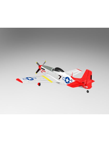 Modelisme avion rc Volantex RC Volantex RC Mustang P51D 750mm Warbird 768-1 RTF - avec un gyroscope