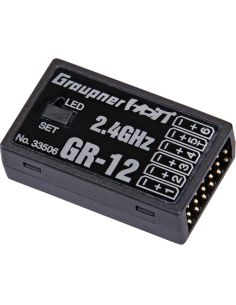 RECEPTEUR RÉCEPTEUR GRAUPNER GR-12 2.4GHZ HOTT 6K