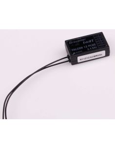 Recepteur radio GRAUPNER FALCON 12 PLUS HOTT Gyroscope 3 axes + vario + diversité d'antenne 2