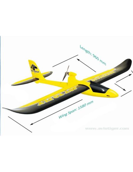 Planeur Rc FREEMAN V3 1600MM ARTF