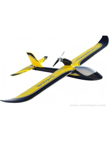 Planeur Rc HUNTSMAN 1100MM V2 RTF JAUNE