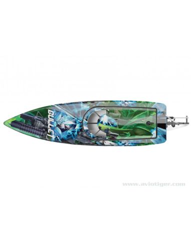 Bateau rc BULLET OFF-SHORE V4 BL ARTR