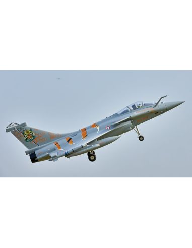 Avion rc Jet 64mm EDF Dassault Rafale PNP kit (Grey/Tiger) w/ reflex system