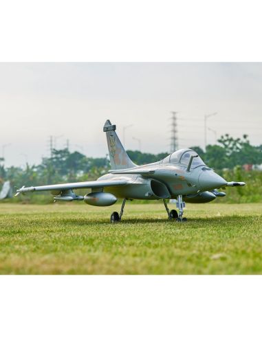 Avion rc Jet 64mm EDF Dassault Rafale PNP kit (Grey/Tiger) w/ reflex system