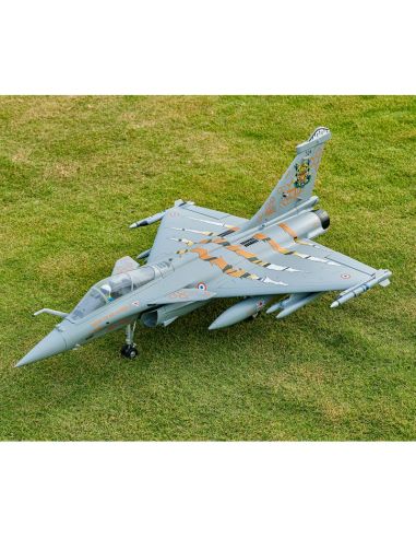 Avion rc Jet 64mm EDF Dassault Rafale PNP kit (Grey/Tiger) w/ reflex system