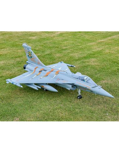 Avion rc Jet 64mm EDF Dassault Rafale PNP kit (Grey/Tiger) w/ reflex system