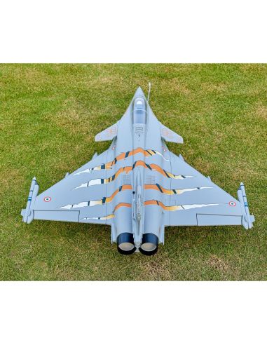 Avion rc Jet 64mm EDF Dassault Rafale PNP kit (Grey/Tiger) w/ reflex system