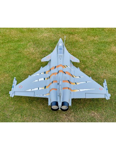 Avion rc Jet 64mm EDF Dassault Rafale PNP kit (Grey/Tiger) w/ reflex system