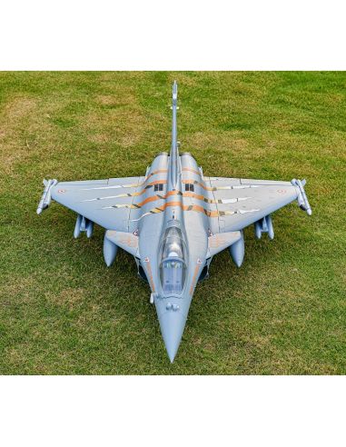 Avion rc Jet 64mm EDF Dassault Rafale PNP kit (Grey/Tiger) w/ reflex system
