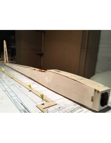 Planeur RC, Robbe Modellsport Slider Q High Performance 4 volets Modèle d'avion électrique, kit contreplaqué