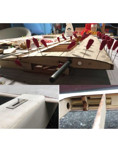 Planeur RC, Robbe Modellsport Slider Q High Performance 4 volets Modèle d'avion électrique, kit contreplaqué