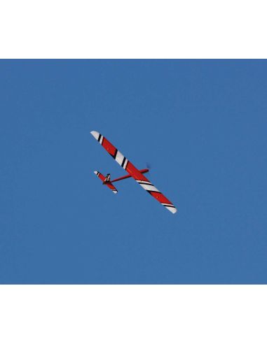 Planeur RC, Robbe Modellsport Slider Q High Performance 4 volets Modèle d'avion électrique, kit contreplaqué