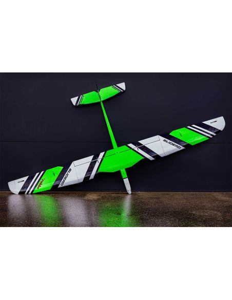 Planeur RC, Robbe Modellsport Slider Q High Performance 4 volets Modèle d'avion électrique, kit contreplaqué