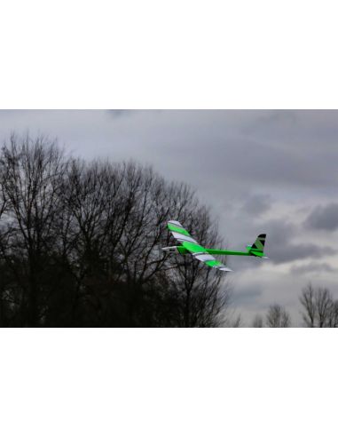 Planeur RC, Robbe Modellsport Slider Q High Performance 4 volets Modèle d'avion électrique, kit contreplaqué