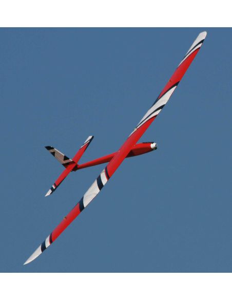 Planeur RC, Robbe Modellsport Slider Q High Performance 4 volets Modèle d'avion électrique, kit contreplaqué