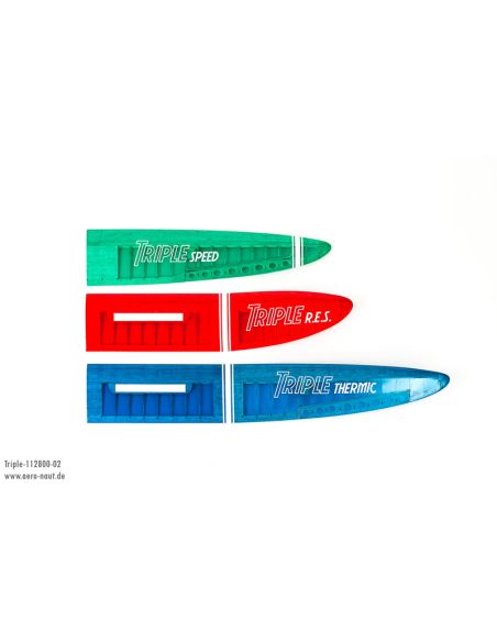 Planeur Triple Ensemble d'ailes Triple Thermique