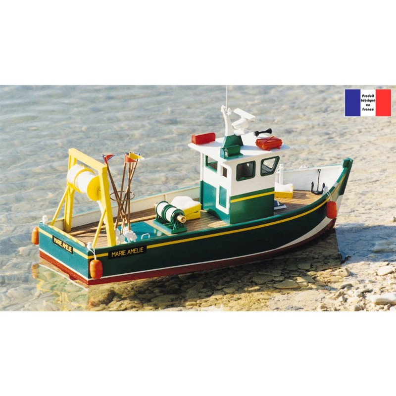 Bateau RC Marie-Amélie, Chalutier "Pêche Arrière" | Ventedemodelisme.fr