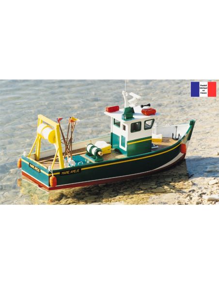 Bateau RC Marie-Amélie, Chalutier "Pêche Arrière" | Ventedemodelisme.fr