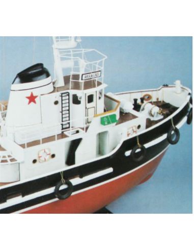 Bateau Remorqueur de port au 1/30 l'Akragras
