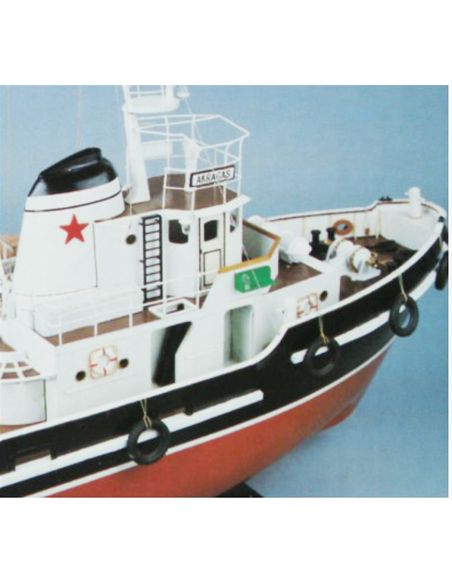 Bateau Remorqueur de port au 1/30 l'Akragras